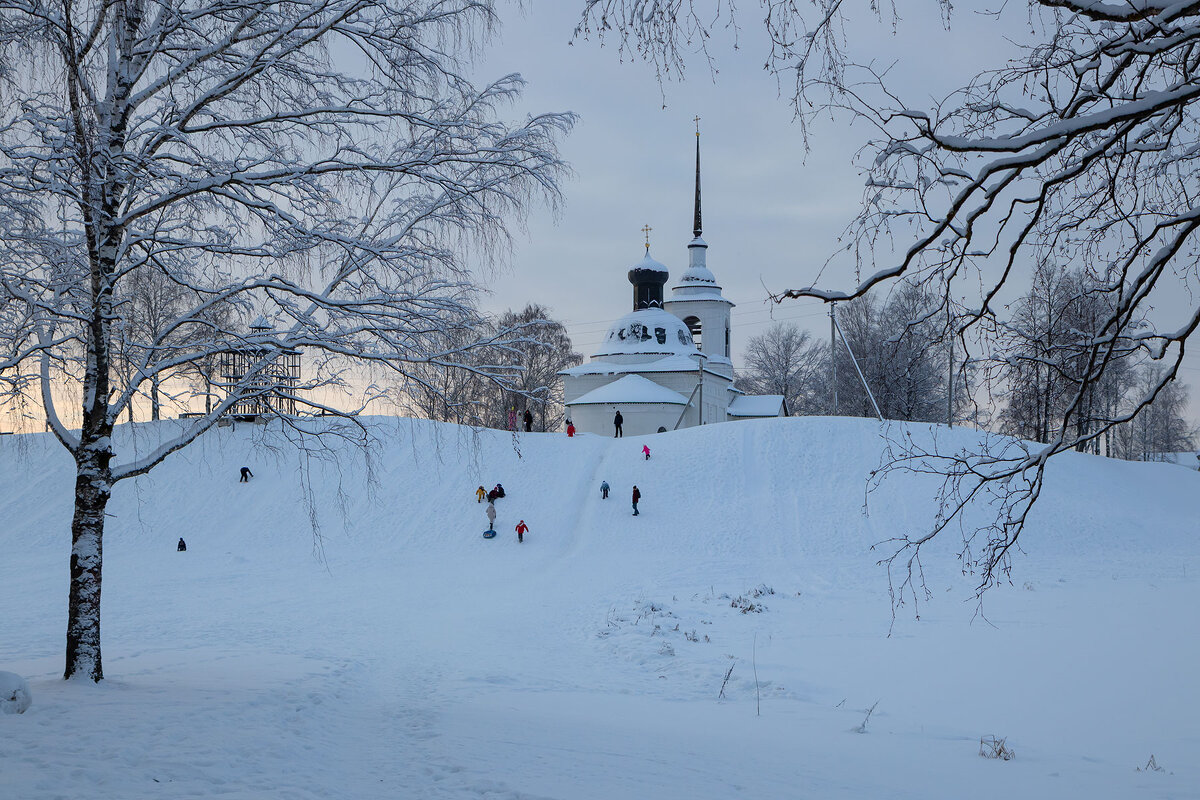 Катание на ватрушках. - Андрей Дурапов