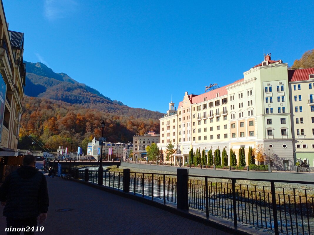 Адлер... горы... курорт Роза Хутор... - Нина Бутко