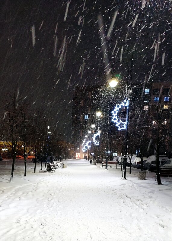 Снег кружится, летает, летает... - Ирина 