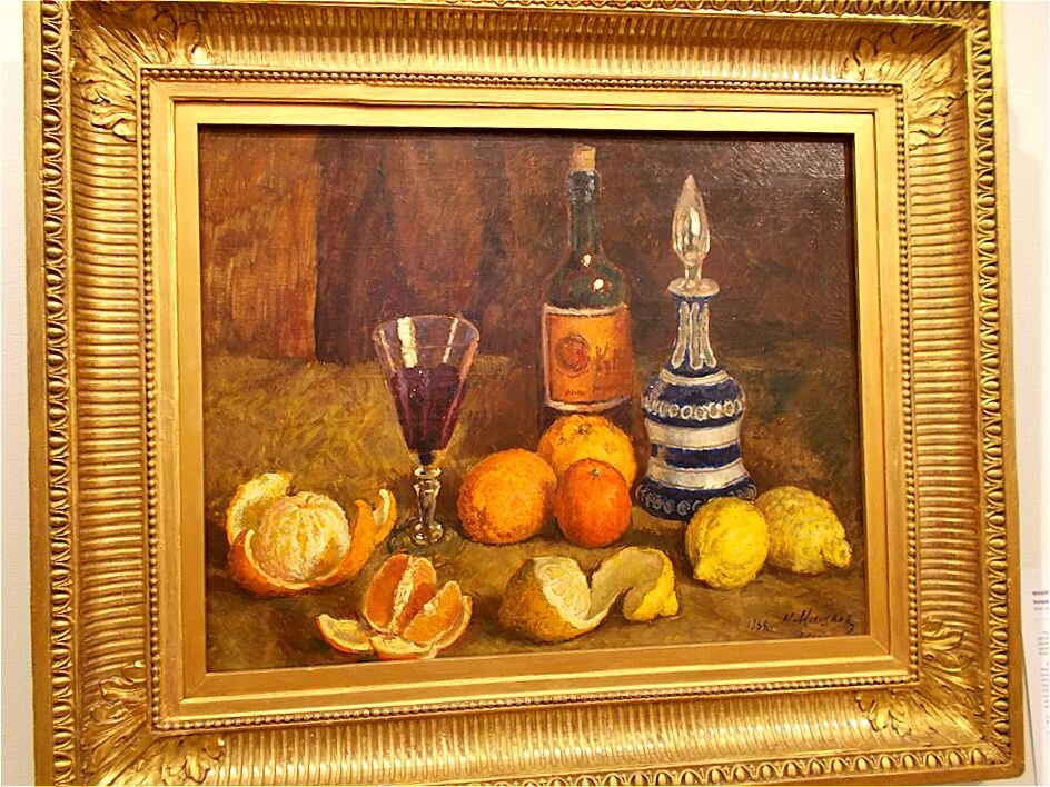 Натюрморт.Апельсины,фрукты и вино. - Alisia La DEMA