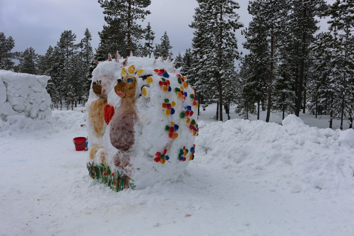 На фестивале снежных скульптур - Ольга На фестивале снежных скульптур - Ольга