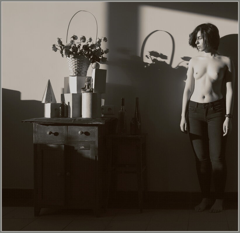 Девушка с натюрмортом - Алексей Хвастунов