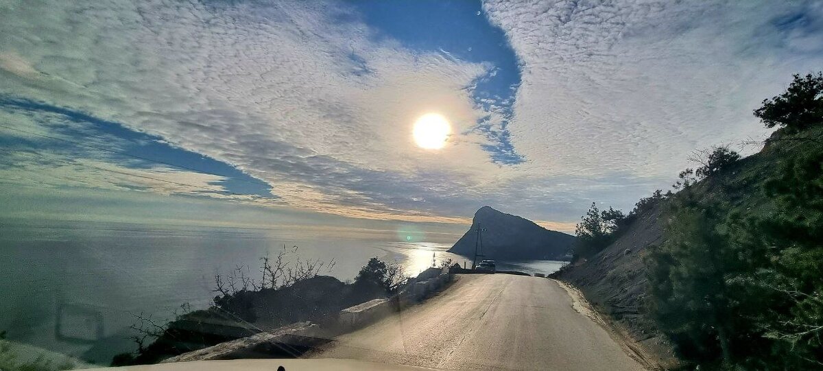 Крым, декабрь 2025, спуск к Новому Свету. - Екатерина Леш