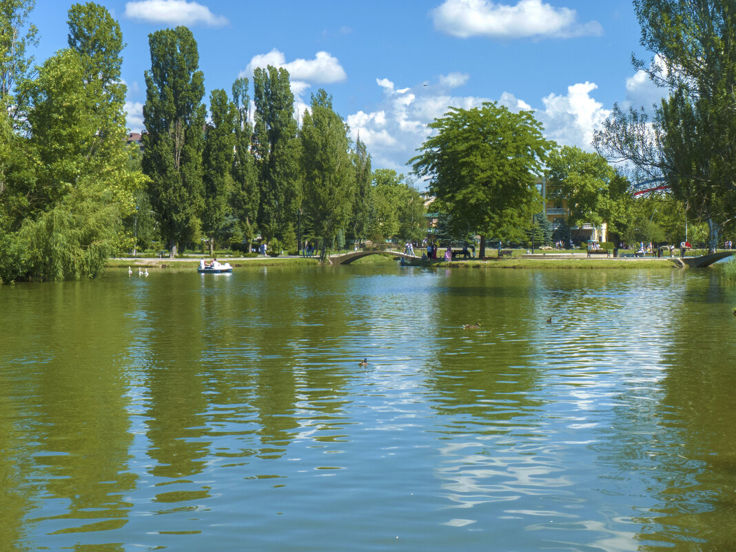 Пейзажи  парка  Гагарина - Валентин Семчишин