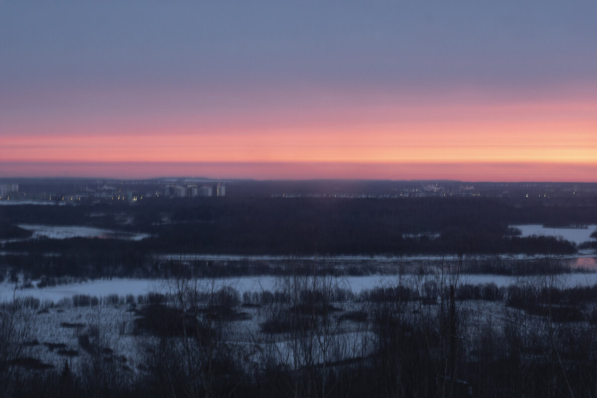 Киров, вид из окна на реку Вятка - Александр Буторин