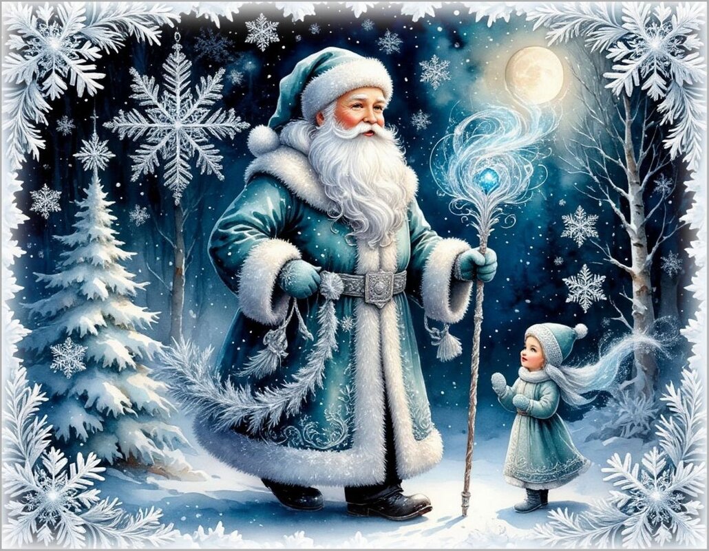 Дед мороз и снегурочка ... - Валентина Надсон