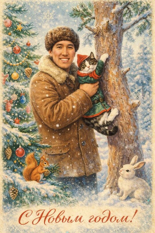 Младший брат с Томасом - Динара Каймиденова