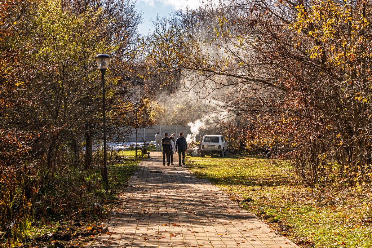 Для любителей горячего чая после спуска с горы  Физиабго 992 метра - Игорь Сикорский