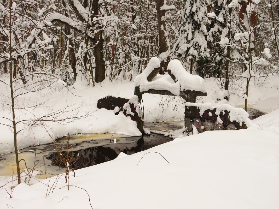 Зимой у старого шлюза - Андрей Снегерёв