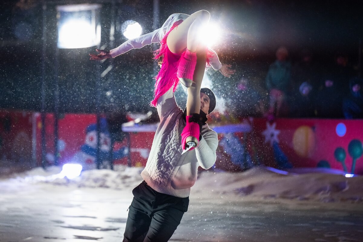 Мария Голубева-Алексей Усков -артисты цирка на льду. - Виктор Евстратов