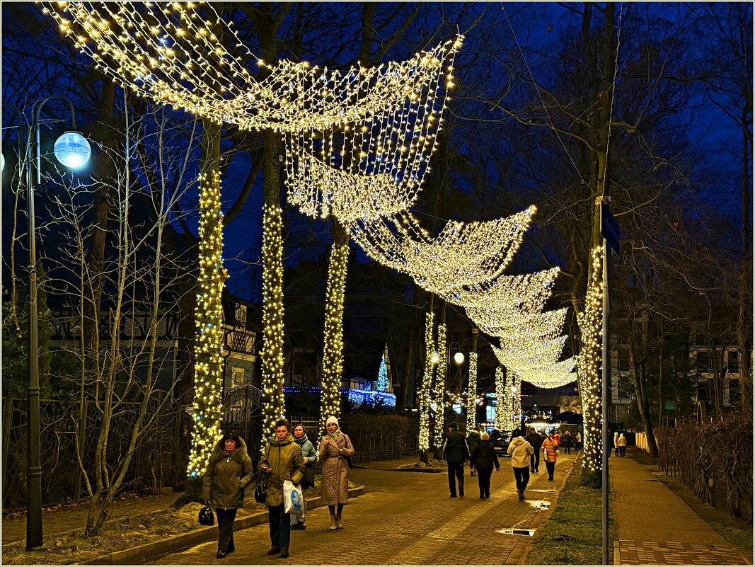 В новогоднем Светлогорске. - Валерия Комова