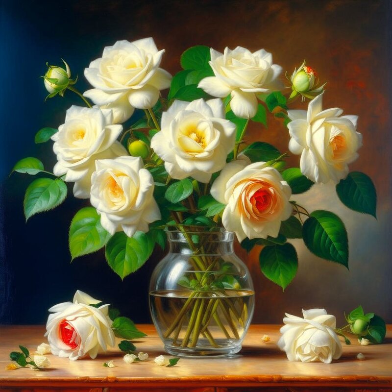 Букет белых роз - Наталья ***