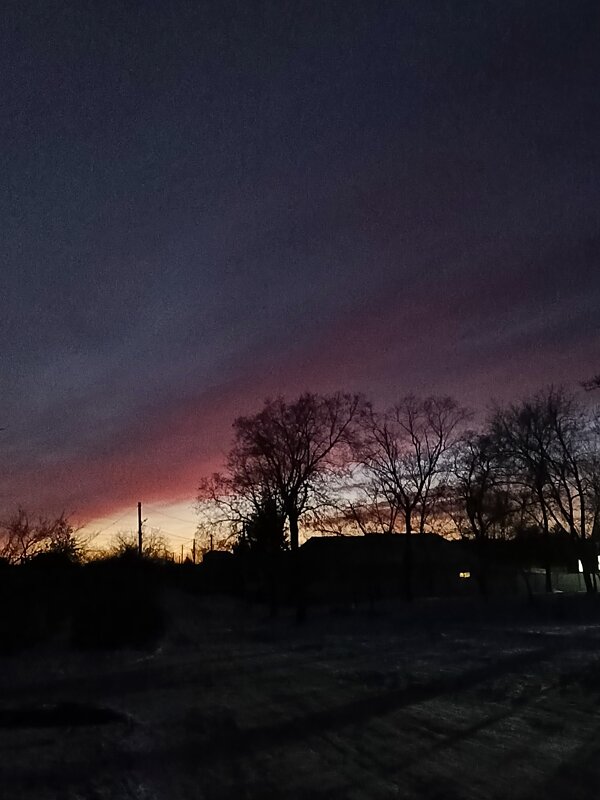 Закат 19 января 2026 год - Татьяна Пальчикова