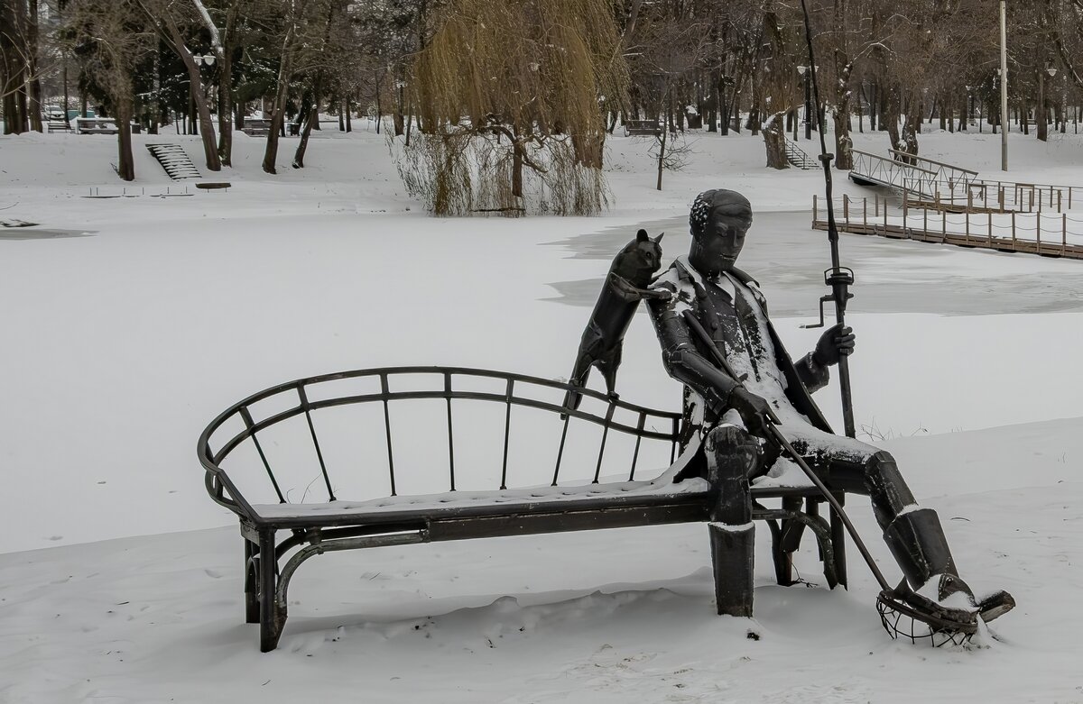 Рыбаки, в ожидании весны .... - Ravile 