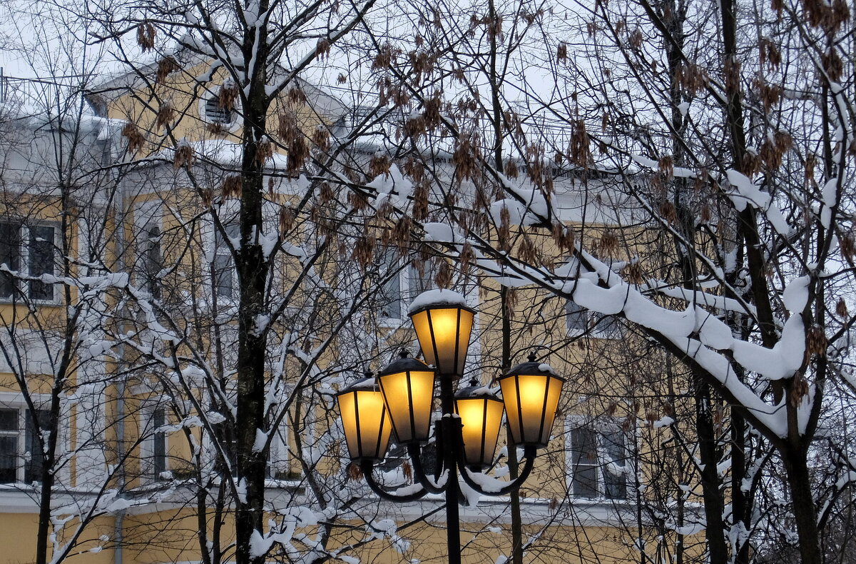 Жёлтые глаза фонарей. - Люба 