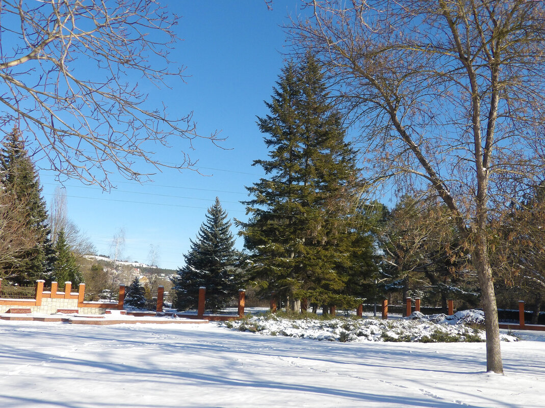 Зимний пейзаж - Валентин Семчишин