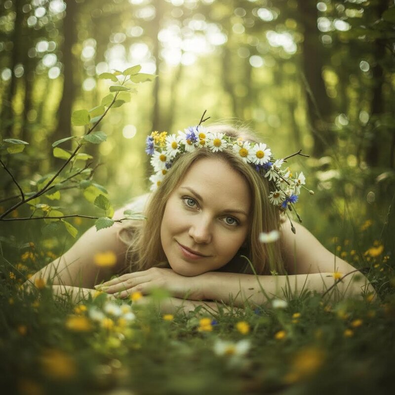 Лесная нимфа.. - Андрей Головкин