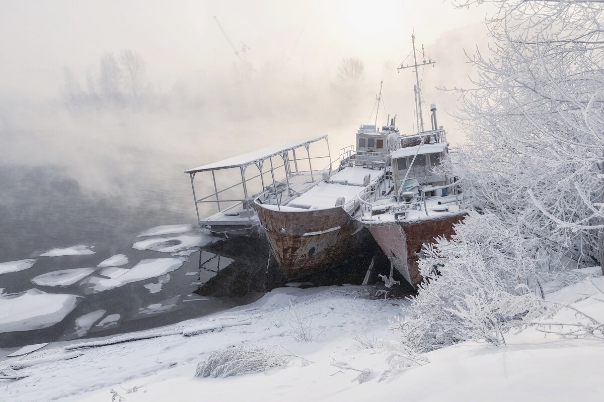 Зимняя стоянка - Марина Фомина. Зимняя стоянка - Марина Фомина.