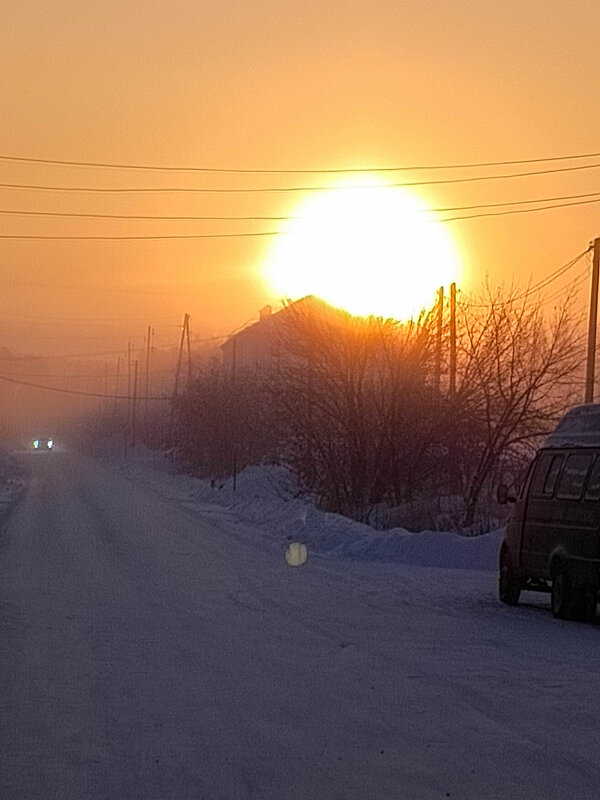 Морозное утро января. - Любовь Сахарова