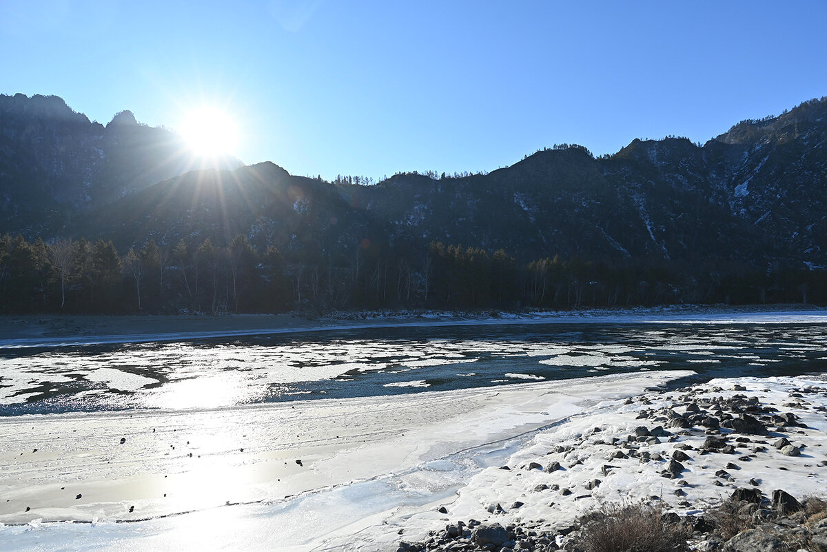 Закат у устья Бийки - Валерий Медведев
