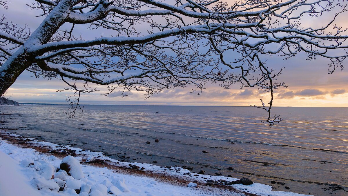 Зимний вечер на заливе... - Sergey Gordoff