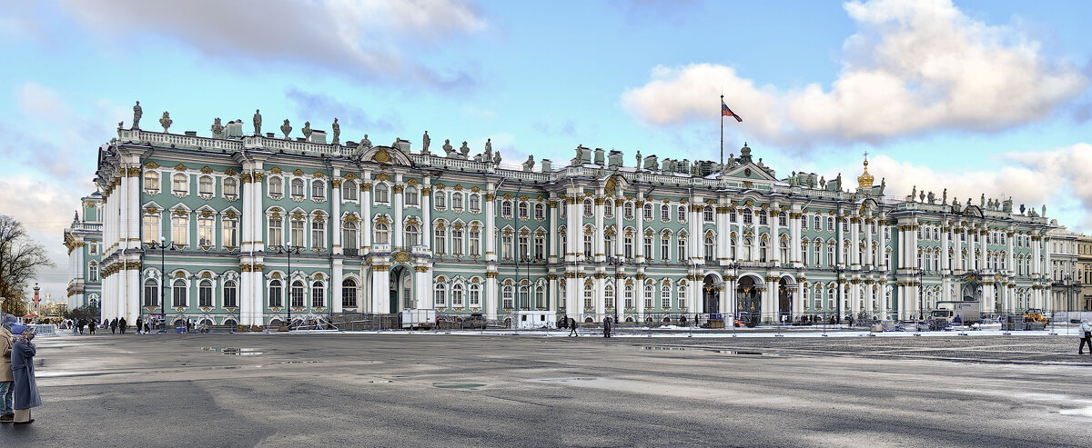 Зима в Петербурге. Зимний дворец - Стальбаум Юрий 