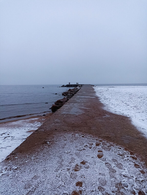 Коса, уходящая в море. Финский залив - Лилия *
