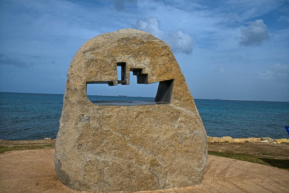 Израиль * Хайфа* пляж Бат Галим. МОРСКОЙ КАМЕНЬ 27.1.2026г - ujgcvbif 