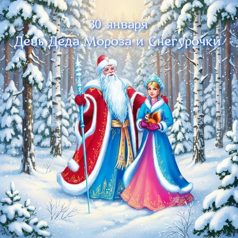 С днём Деда Мороза и Снегурочки! - Валерий Иванович С днём Деда Мороза и Снегурочки! - Валерий Иванович