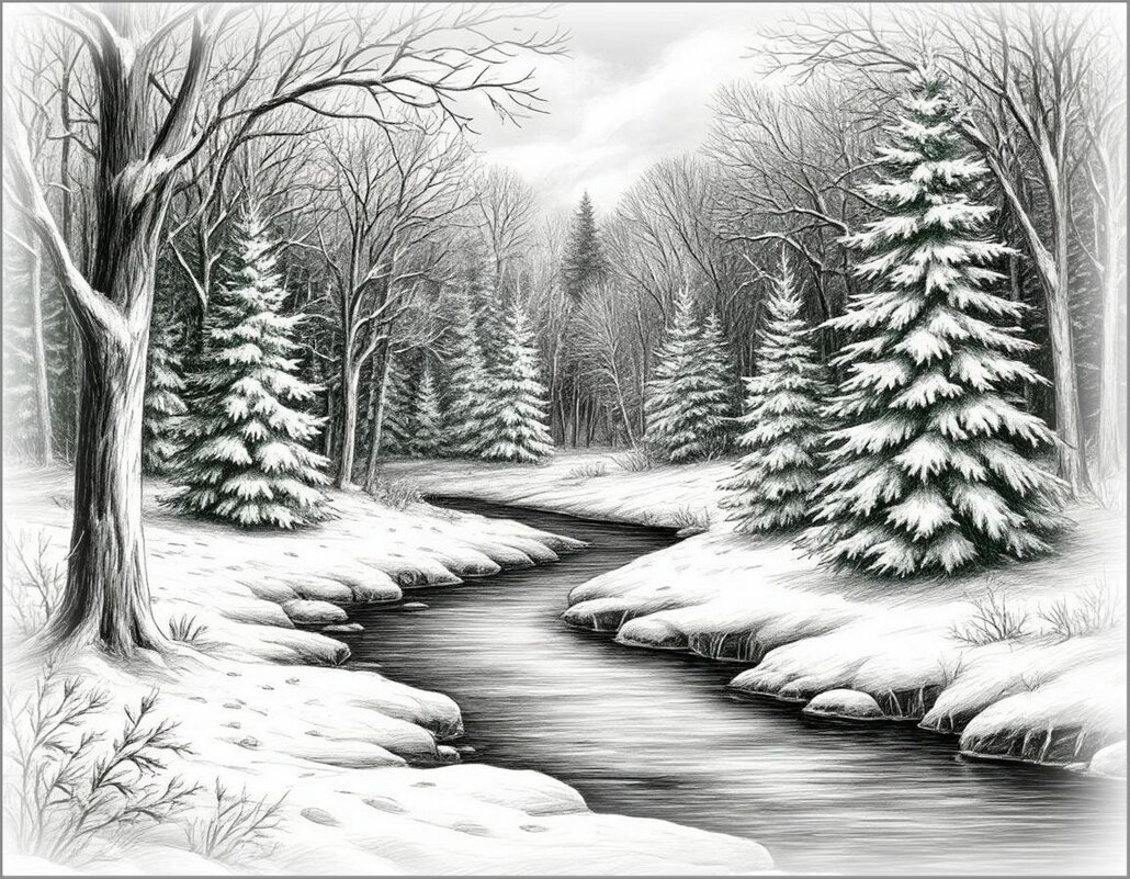 Зимняя картинка ... - Валентина Надсон