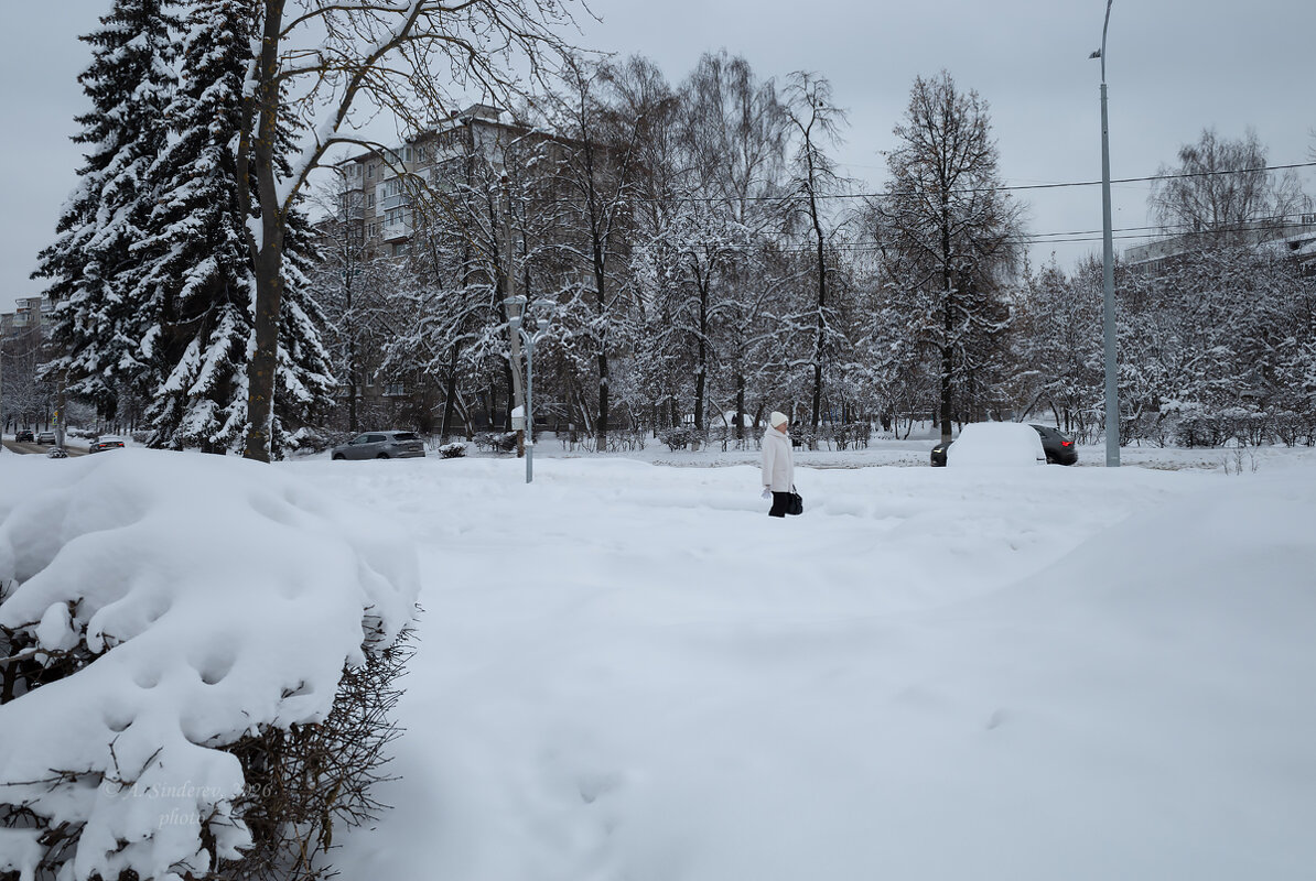 На зимней улице - Александр Синдерёв