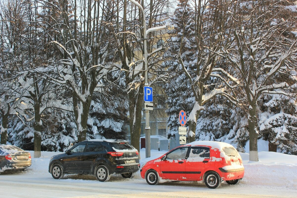 Автомобили в зимнем антураже - Alisia La DEMA