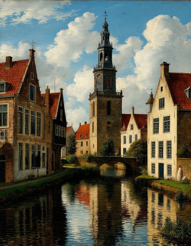 Городской пейзаж - Георгий Пичугин