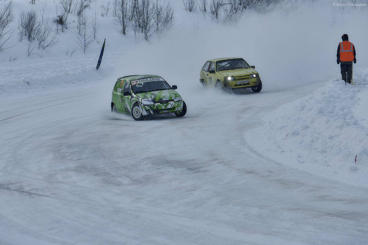 Ледовые гонки - Борис Устюжанин