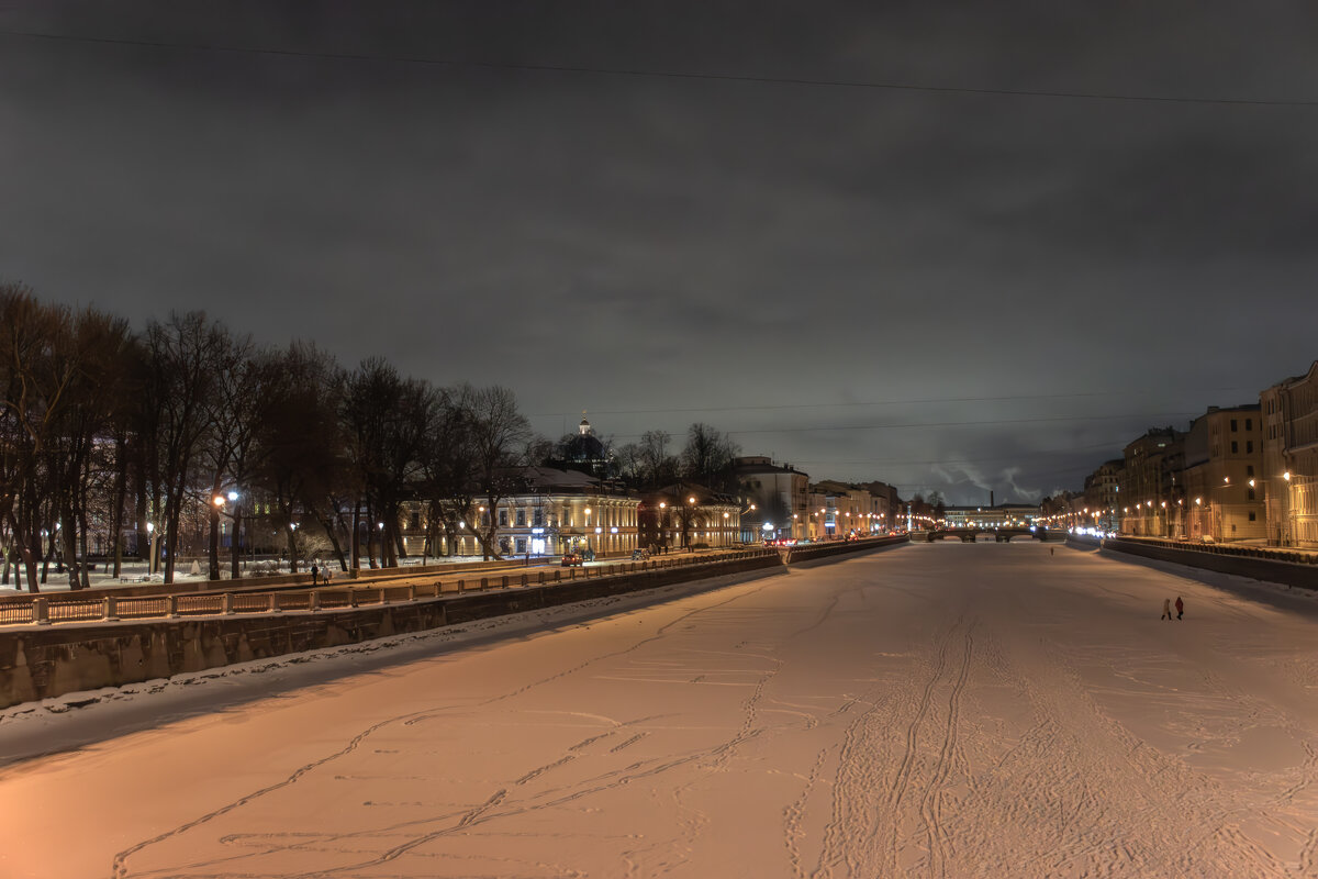 Зимний вечер на Фонтанке - Борис Генкин Зимний вечер на Фонтанке - Борис Генкин