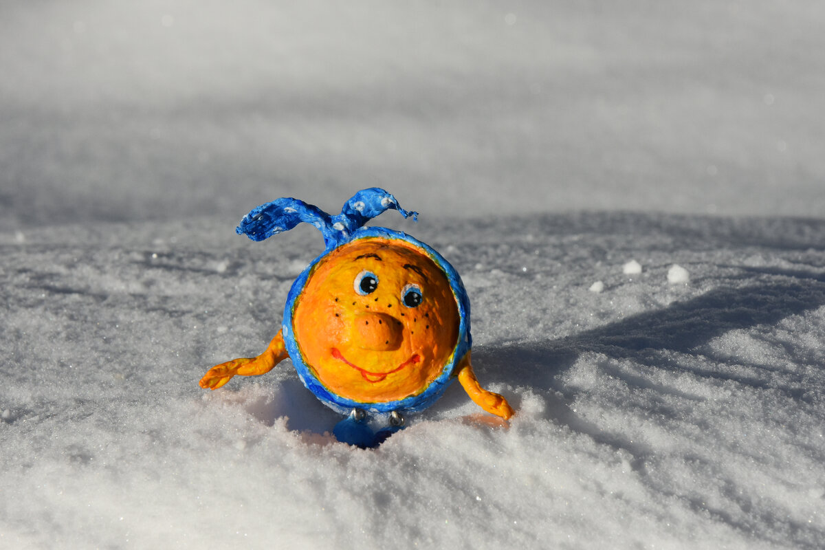 Мои поделки из ваты. Колобок. - Наташа *****