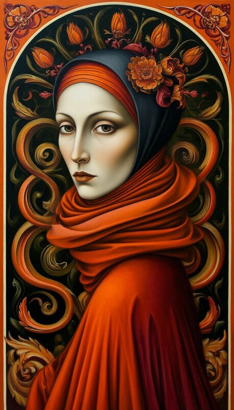 Женщина в драпировке - Георгий Пичугин