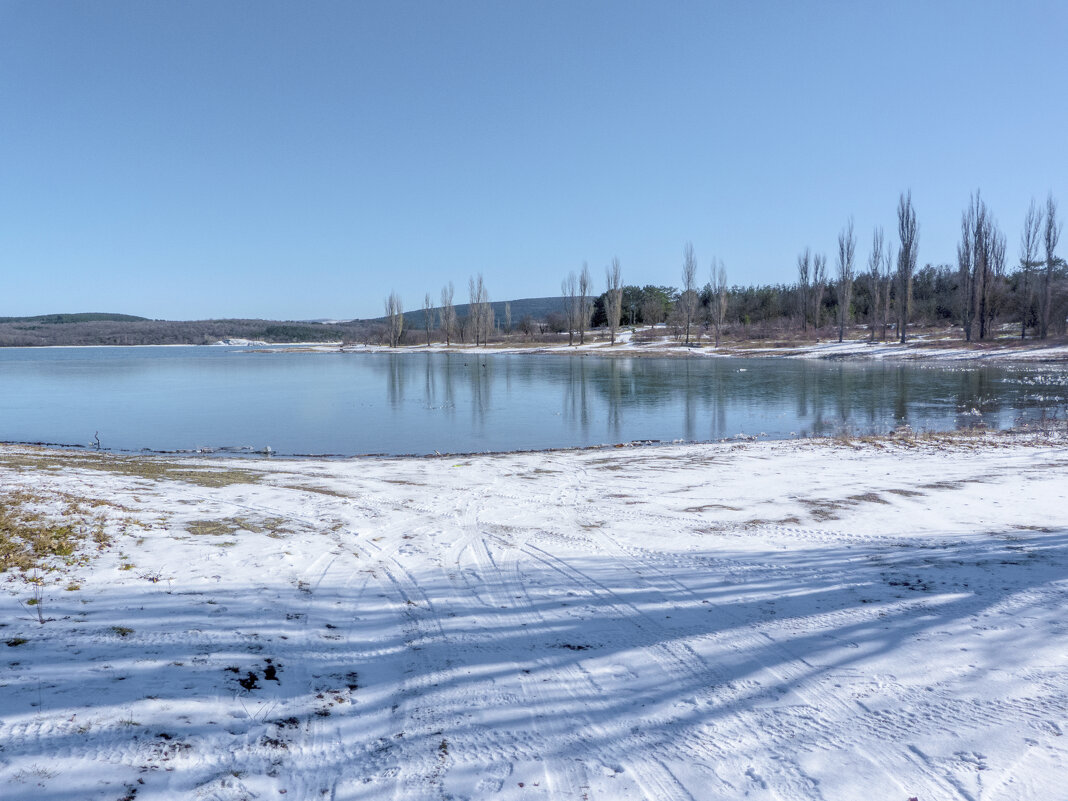 Симферопольское  водохранилище,зима - Валентин Семчишин