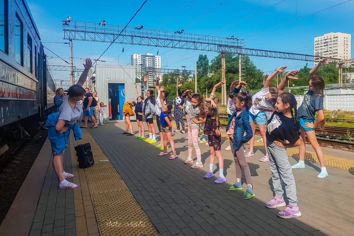 Начинаем день с зарядки. - arkadii 