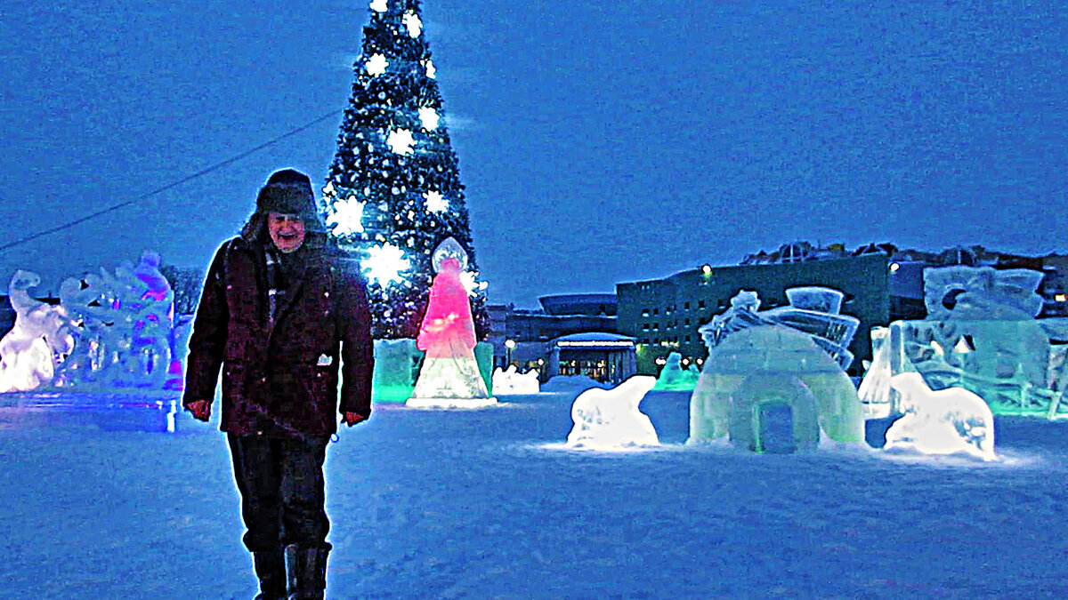 Февраль...Утром у елки! - Владимир 