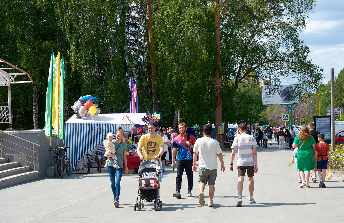 Городские зарисовки. Академгородок, улица Ильича - Дмитрий Конев