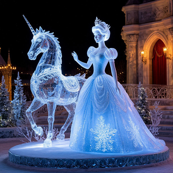 ледяная скульптура. - Mila 