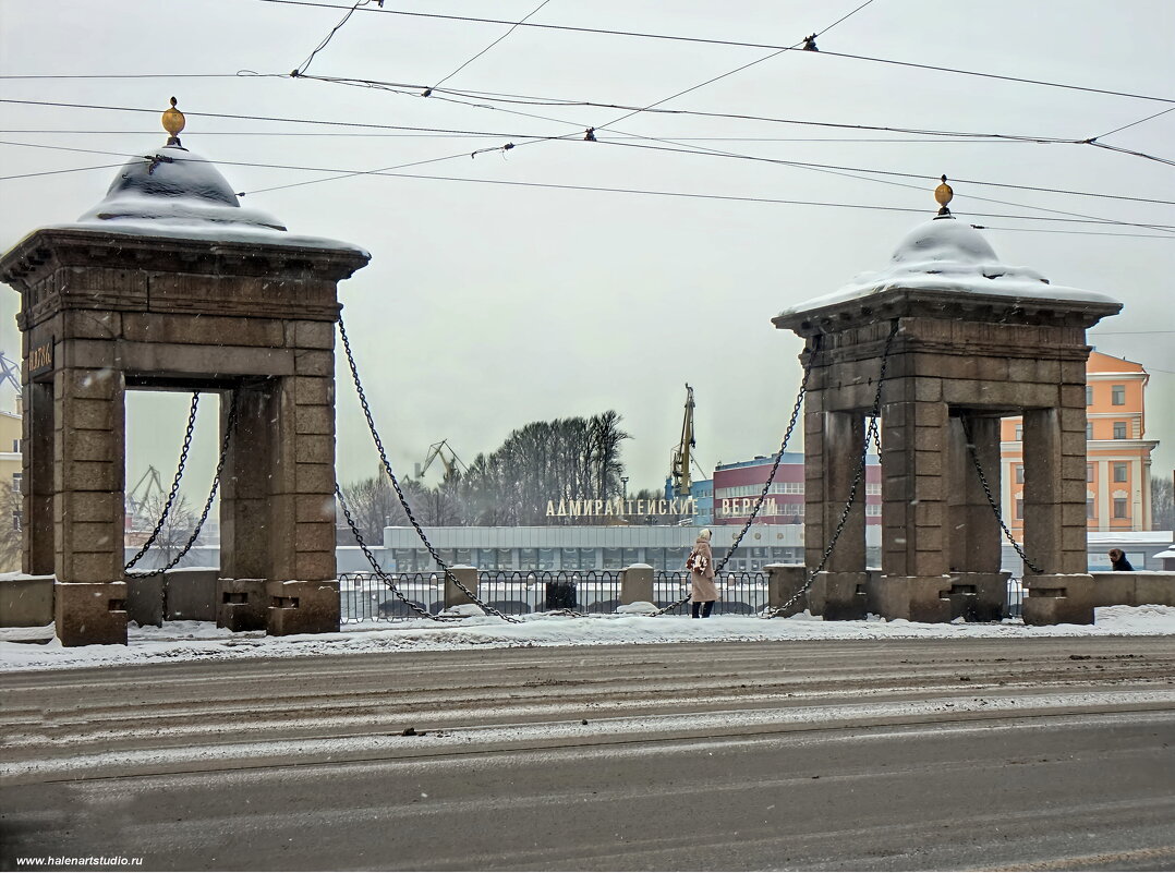 Старо Калинкин мост и Адмиралтейские верфи. - Игорь Корф