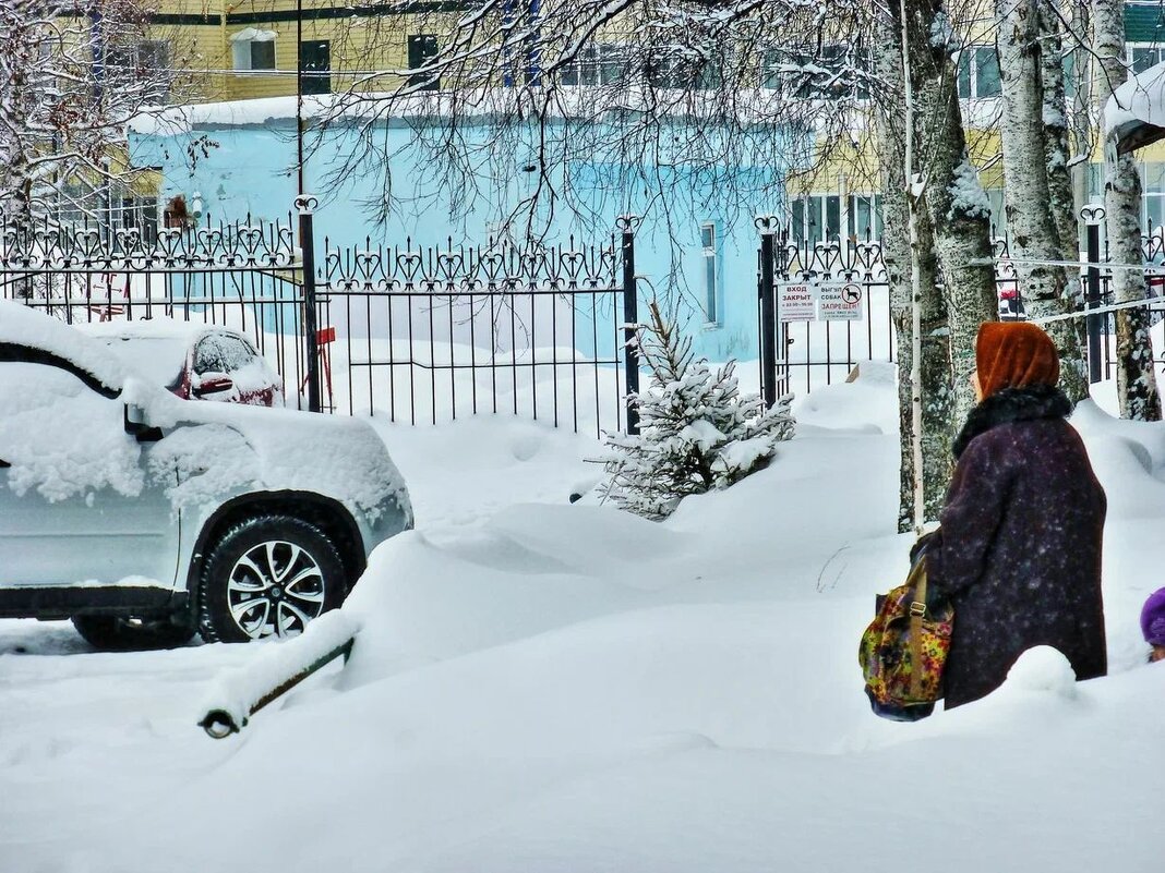 Февраль.В царстве городских сугробов! - Владимир 