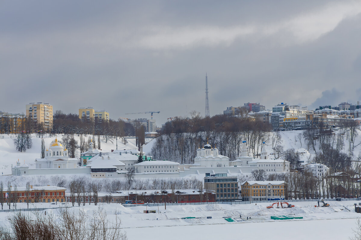 Благовещенский монастырь на правом берегу Оки, в Нижнем Новгороде - Александр Синдерёв