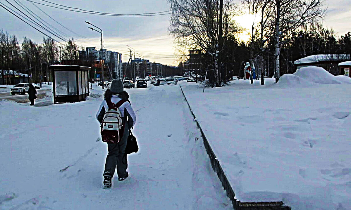 Февраль...Навстречу утру- в школу! - Владимир 