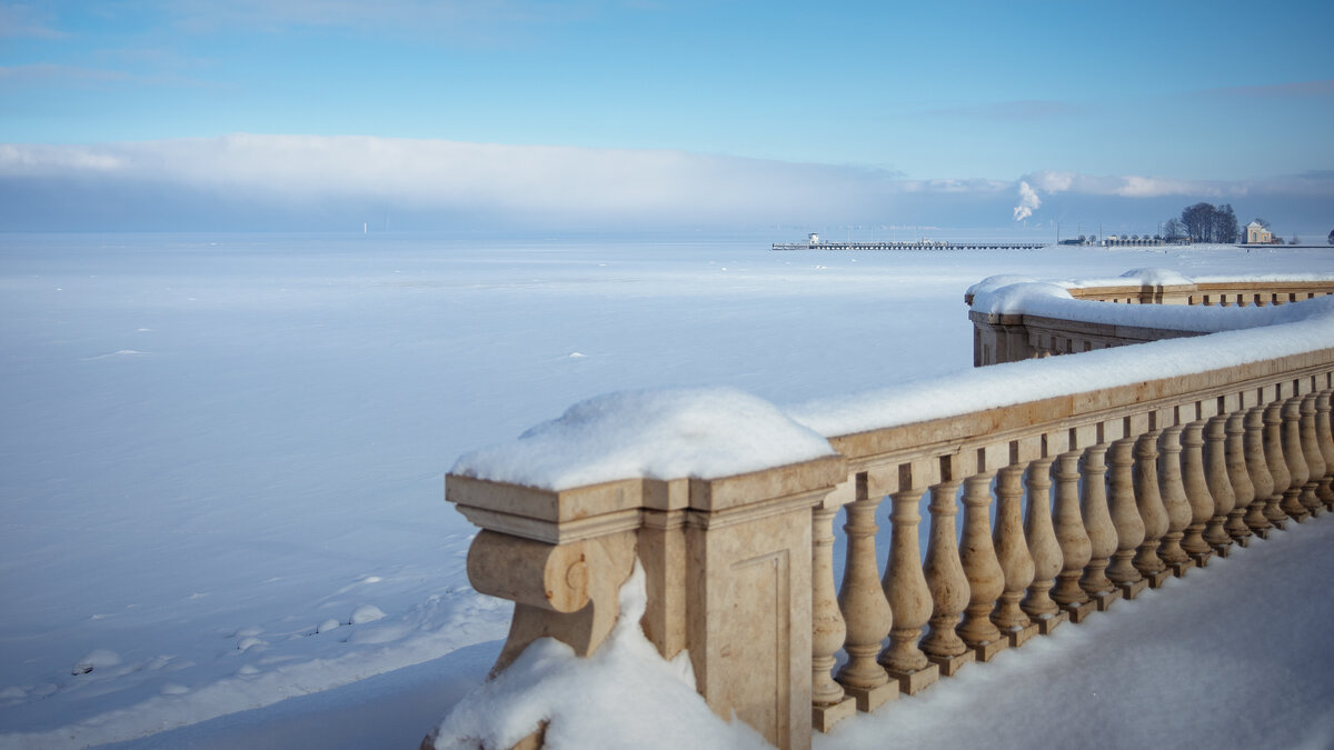 Петергоф. Морозное утро на заливе. - Svyatoslav [Artisan] Ph.