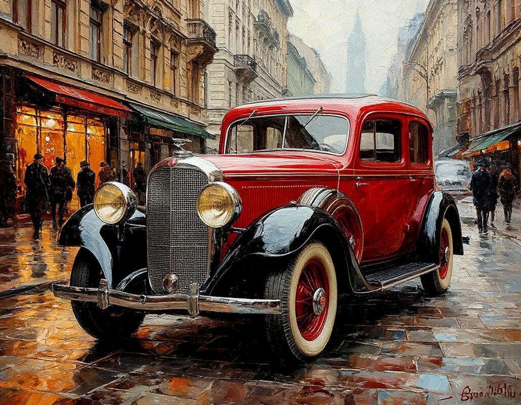 Красно-черный автомобиль - Георгий Пичугин Красно-черный автомобиль - Георгий Пичугин