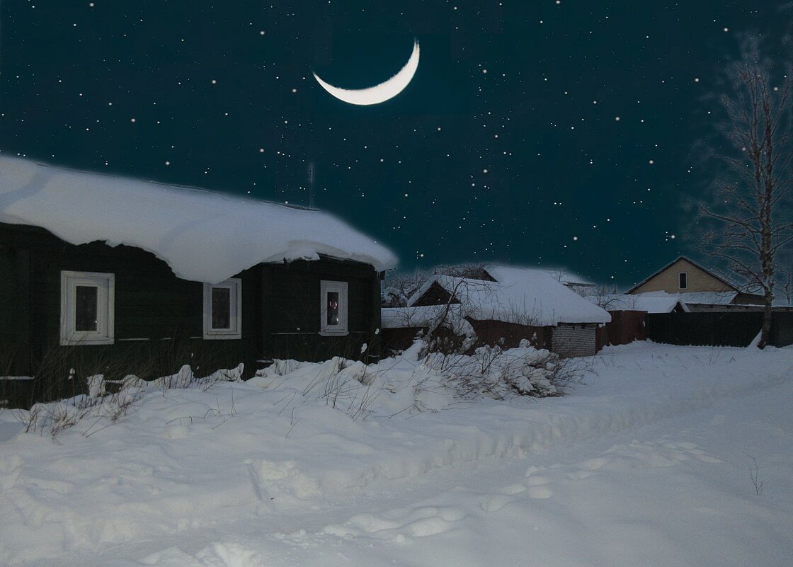 Морозная ночь в деревне - Наталья *** Морозная ночь в деревне - Наталья ***