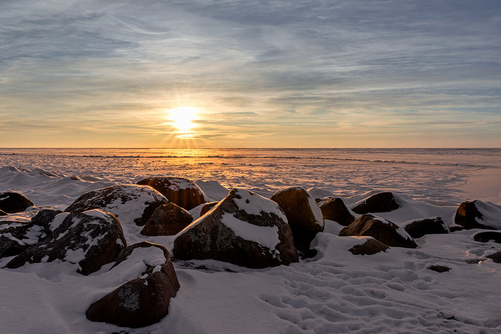 Зимний закат - Виктор Желенговский